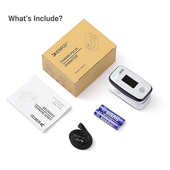 Amazon.com: ESPOO Pulse Oximeter with 20 Memory, Oxygen